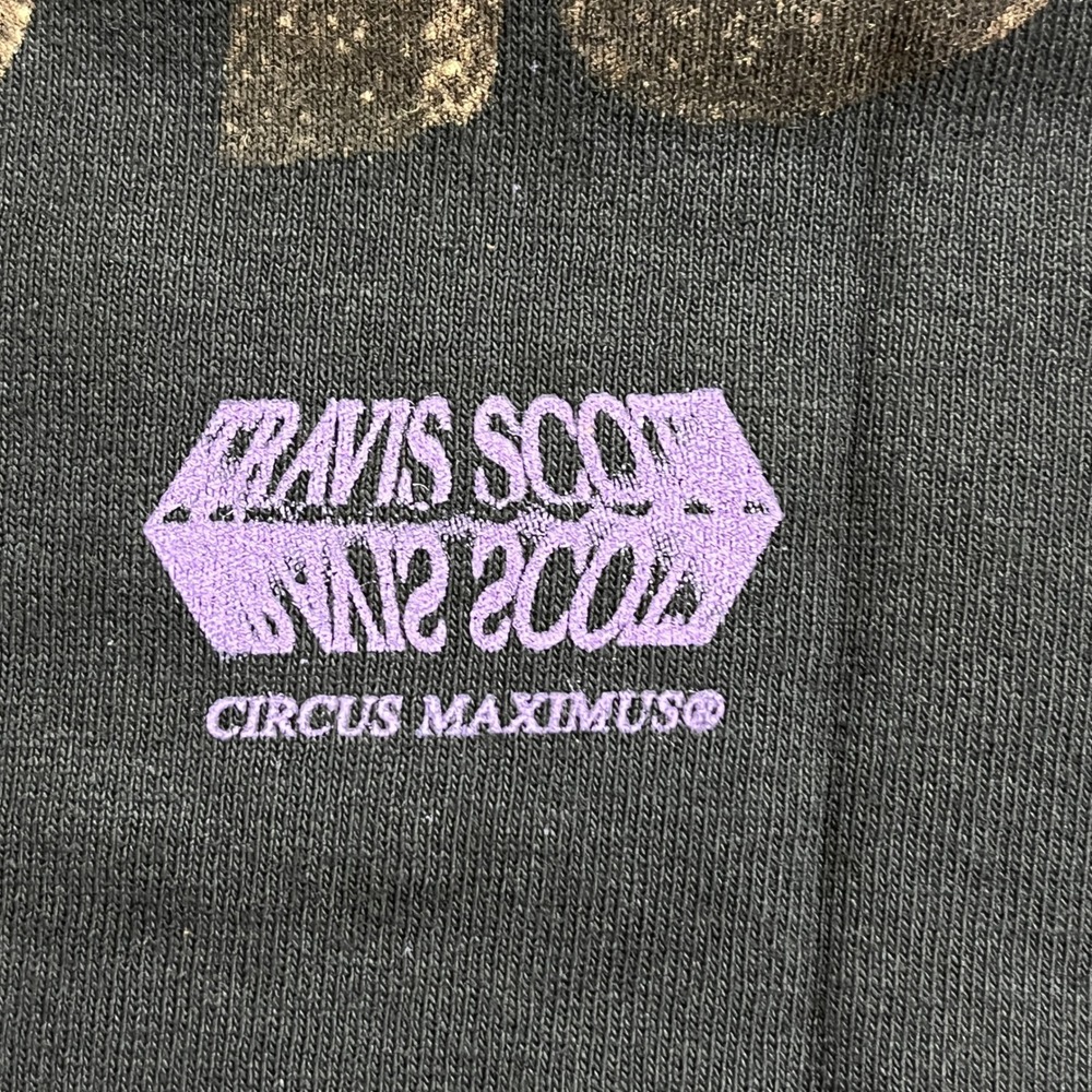 Travis Scott Utopia World Tour Tee Mens M Black Graphic 2024 Delresto Echoes - Picture 13 of 14